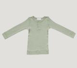 Jamie Kay Cotton Modal Henley - Sage (BNWT)