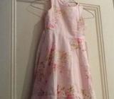 Pink girls dress ladybird brand size three