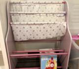 Kids wooden bookshelf