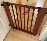Wooden baby gate