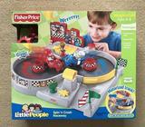 Fisher Price Little People Spin 'N Crash Raceway (Brand New)
