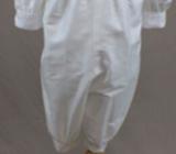 CHRISTENING - BETHI SILK ROMPER IVORY SIZE 00