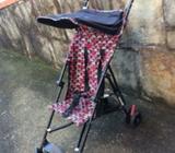 Target black and pink print foldup umbr.ella stroller. North Manly