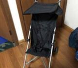 Small Foldable Black Pram for sale 