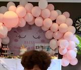 Birthday balloon garland set
