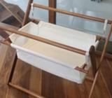 Wooden Basinette in excellent condition