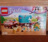 LEGO - FRIENDS - # 3186 - EMMA'S HORSE TRAILER - BOOK/MANUAL