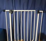 Safety gate with extensions