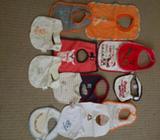 Baby bibs assorted as new