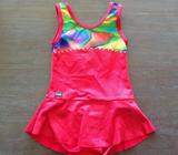Girls gymnastics leopard size 5