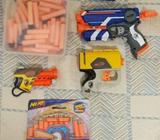 3 x Nerf Blasters