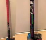 One 34.5' Hockey Stick, Socks & XS Shin Pads