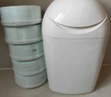 Nappy disposal system with 5 new refills