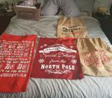 Christmas santa sacks