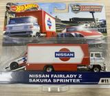 Hot Wheels Nissan Fairlady Z SAKURA SPRINTER Team Transporter