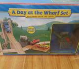 Thomas and Friends Train set wood - A day at the wharf set