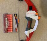 Nerf MEGA Lightening Bow. Comes with Mega foam pellets