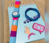 Smiggle Watch, Selfie Book & Bangle