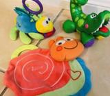 Crunchy Snail, Pulling Bug & Movable Crocodile