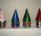 Sparkling Children's Party Hats / Colourful Kids Party Hats NEW