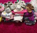 huge amount of of baby girls clothes