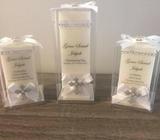 Personalised christening candles