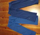 2 x blue girls track pants size 4