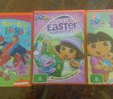 3 x Dora DVD's