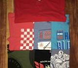 T Shirt x 6 and Polo Size 10