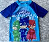 PJ Masks Swimming Vest Rashie Size 4 Owlette Gecko Catboy