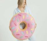 Giant Typo Donut Cushion