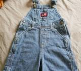 Old Navy Striped Denim Shortalls