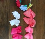 Jojo bows and flower headband