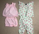 Summer pyjamas size 0 & 1
