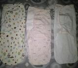 4 x newborn swaddles