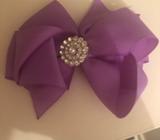 Purple Hair Bow