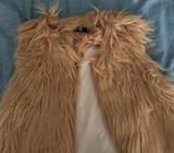 Brown Furred Vest
