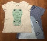 Seed Brand T-shirts with Zip Pockets (Size 4)