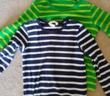 Two H&M long sleeve shirts size 5-6