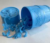 Classic Hasbro Barrel of Monkeys toy kids game 10 blue monkeys