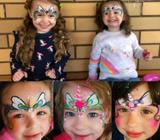 Delux Unicorn Birthday Party - Face Painting