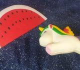 watermelon and unicorn squishy