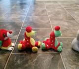 4 little stuff toys