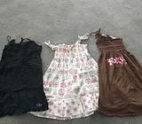 2 x Roxy dresses 1 x Ripcurl size 8