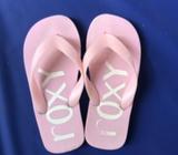 Girls Pink Roxy Thongs