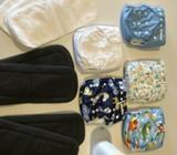 My Little Gumnut Modern Cloth nappies with accessories