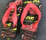 Lightning McQueen Havaianas (size 23/24)