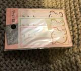 3 Elephant iron on name tags. NEW. Nic's baby