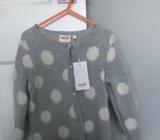 Seed cardigan with tags