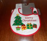 MERRY CHRISTMAS TARGET BRAND TOUCH TAPE FASTENING BABY BIB